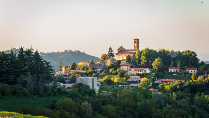 Fortunago, village de l'Oltrepò Pavese